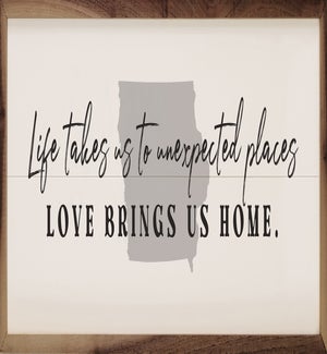 Personalized State Unexpected Places White